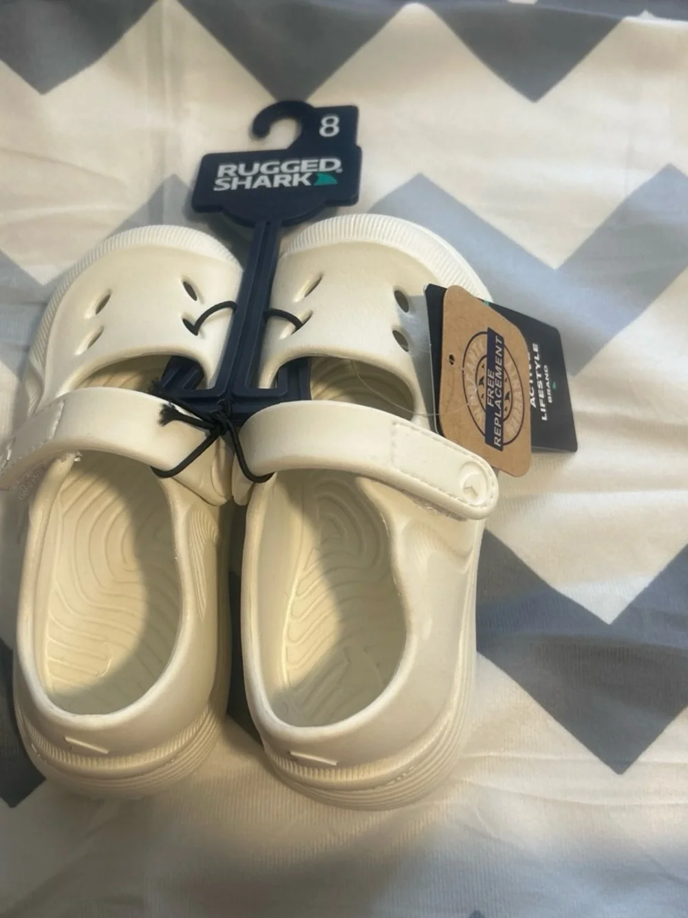Kids Cream Slip-On Clog - Size 8